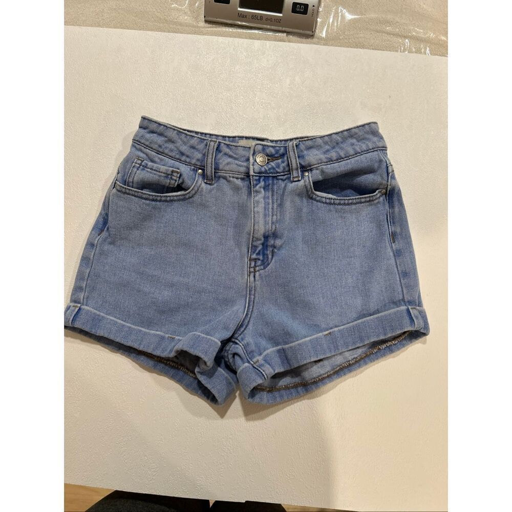 PacSun Mom Shorts Women’s Size 25 High Rise Light Wash Denim